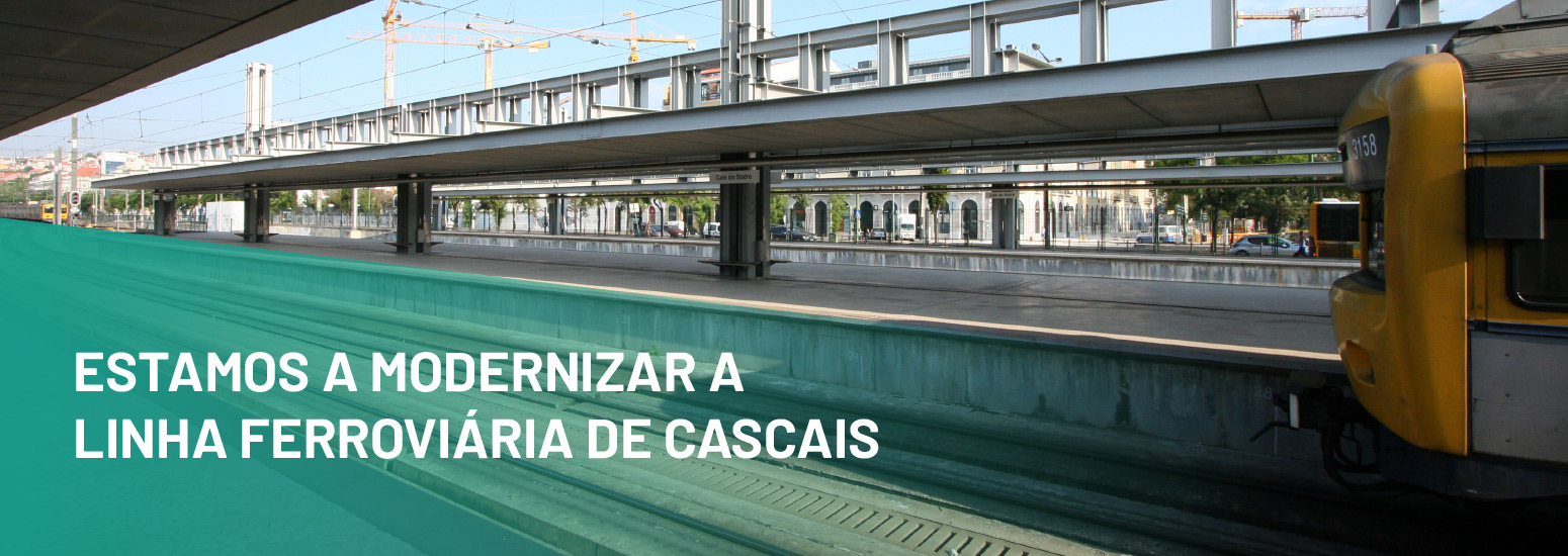 Foto da Estação do Cais do Sodré - Modernização da Linha de Cascais