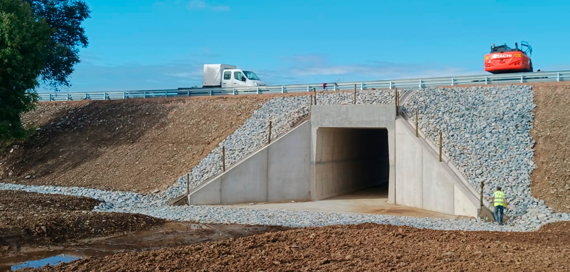 Reconstrução da Passagem Hidráulica e da Plataforma Rodoviária ao quilómetro 154,500 da EN243