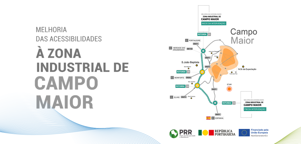 Esboço - melhoria das acessibilidades à Zona Industrial de Campo Maior 