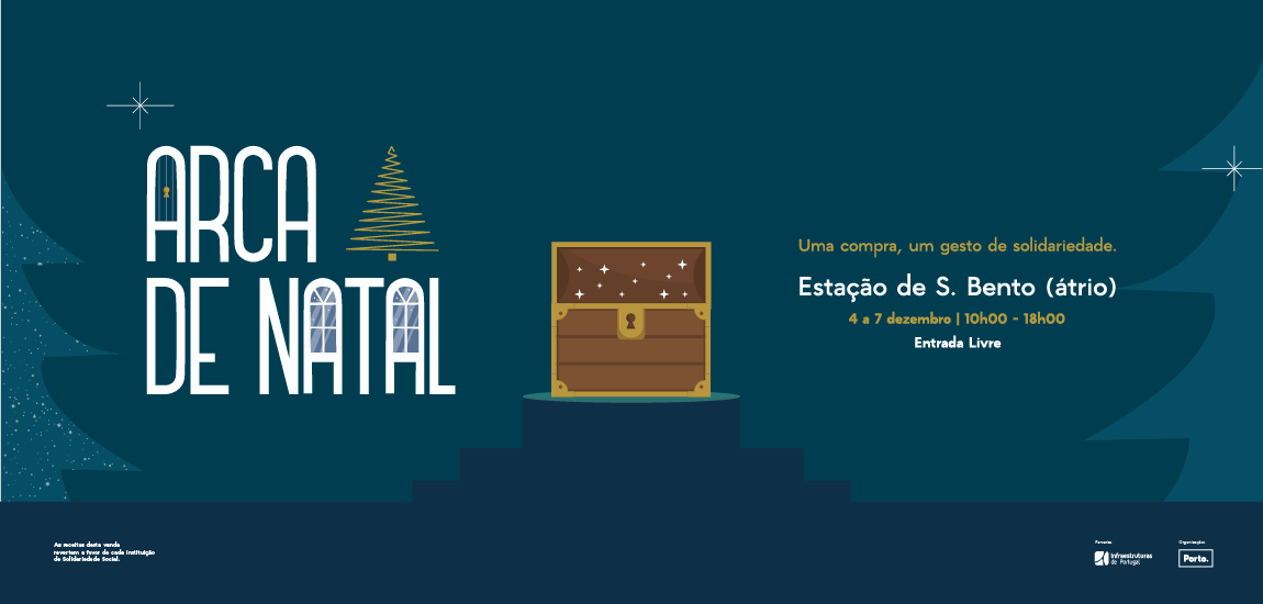 Arca de Natal na Estação de São Bento