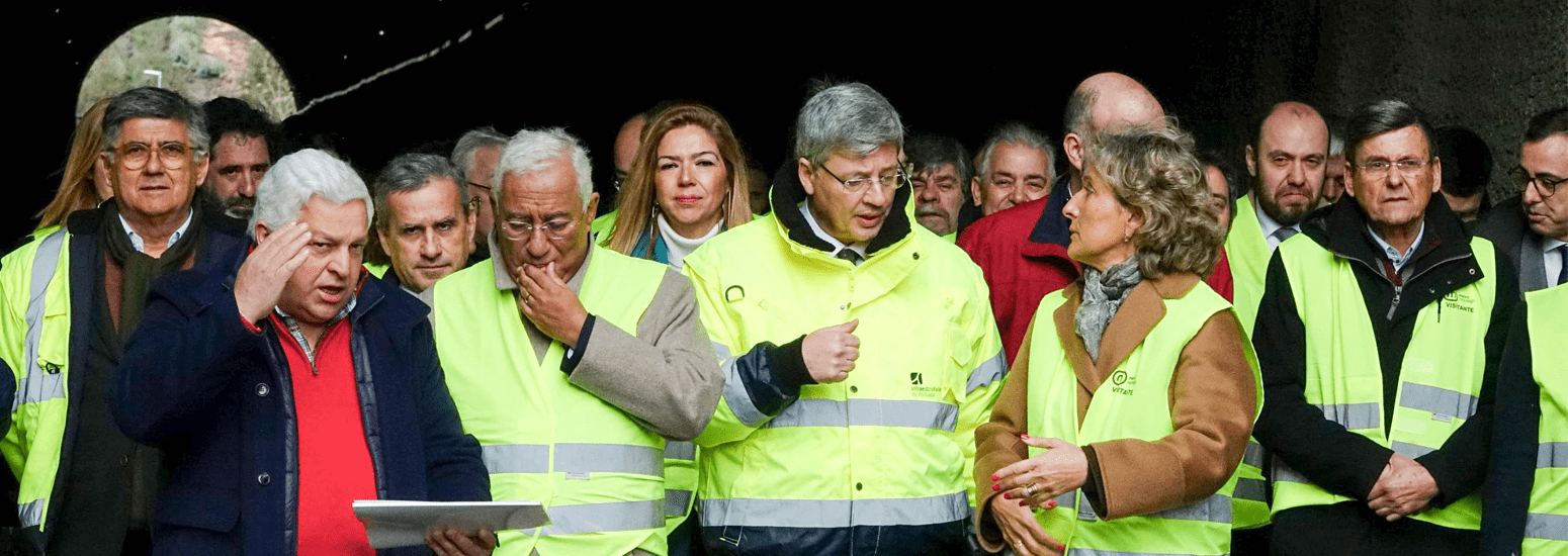 Visita às Obras do Sistema de Mobilidade do Mondego.