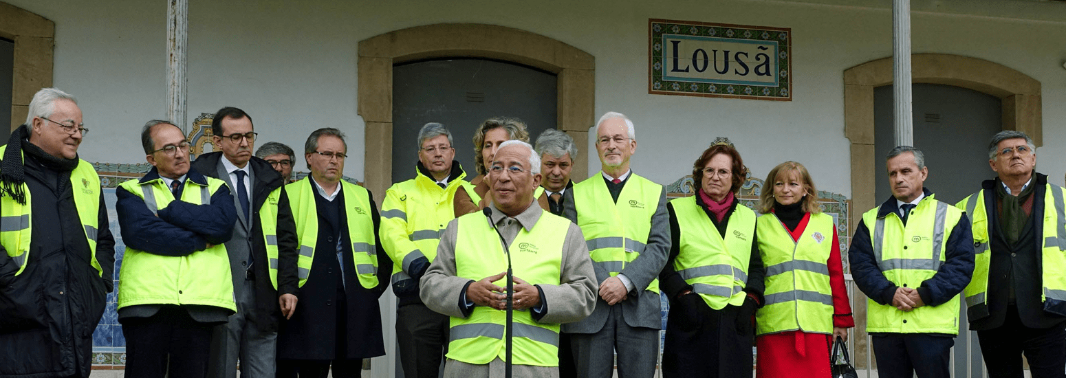 Visita às Obras do Sistema de Mobilidade do Mondego.