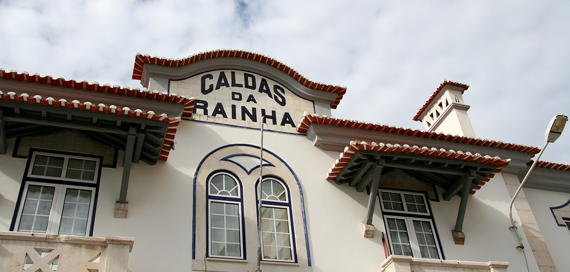 Estação de Caldas da Rainha, na Linha do Oeste