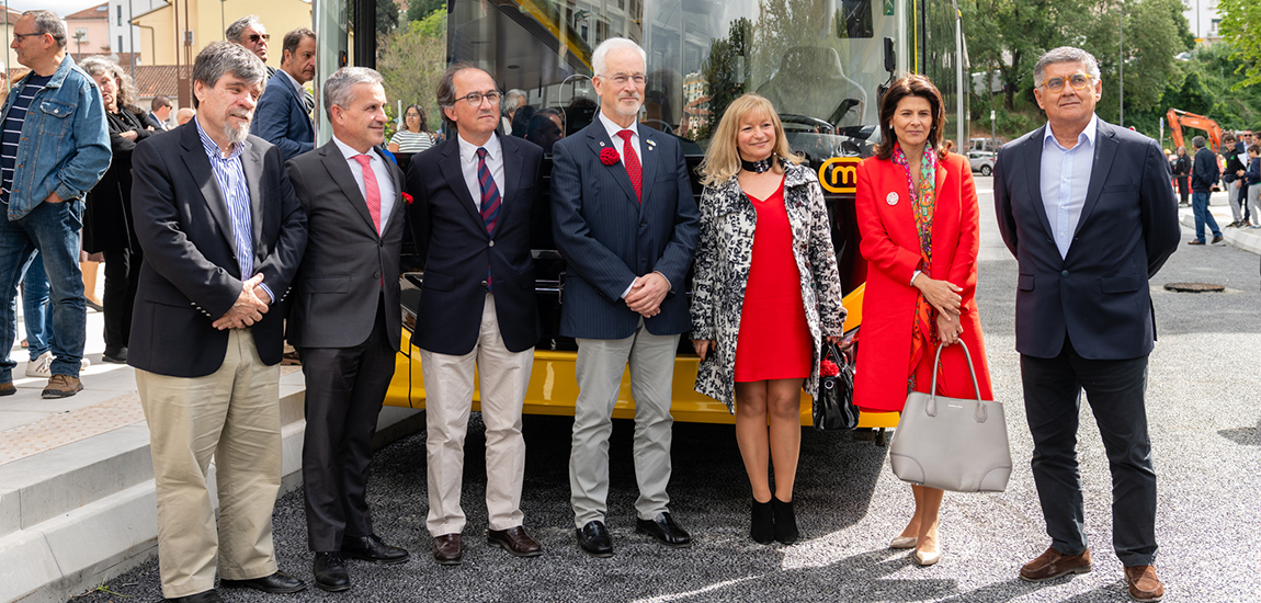 Praça 25 de Abril inaugurada em Coimbra no âmbito das obras do Metrobus