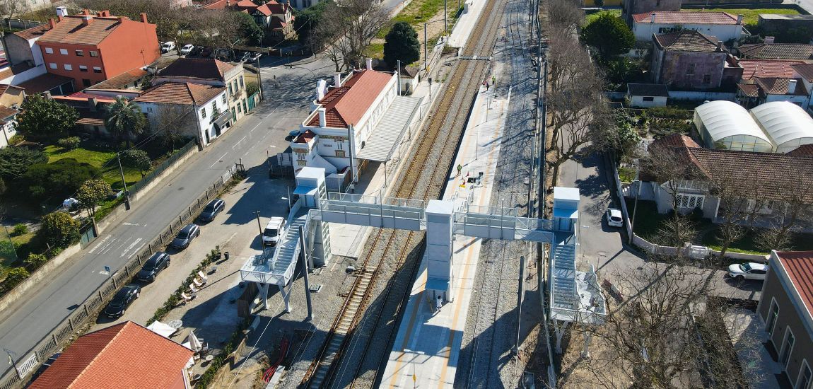 IP inaugura Passagem Superior Pedonal da Estação da Granja