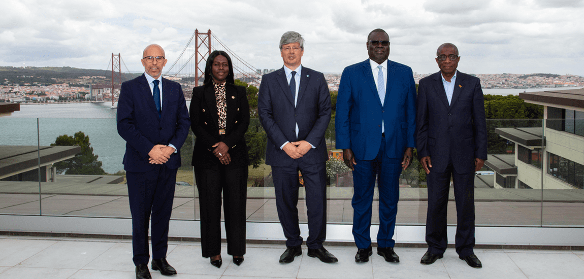 Fotografia da visita do Embaixador da Guiné-Bissau à Sede da IP 