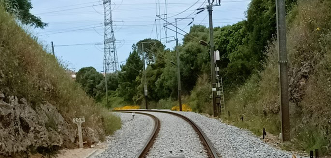 Trabalhos de substituição de travessas e de carril na Linha do Oeste: fotografia 2