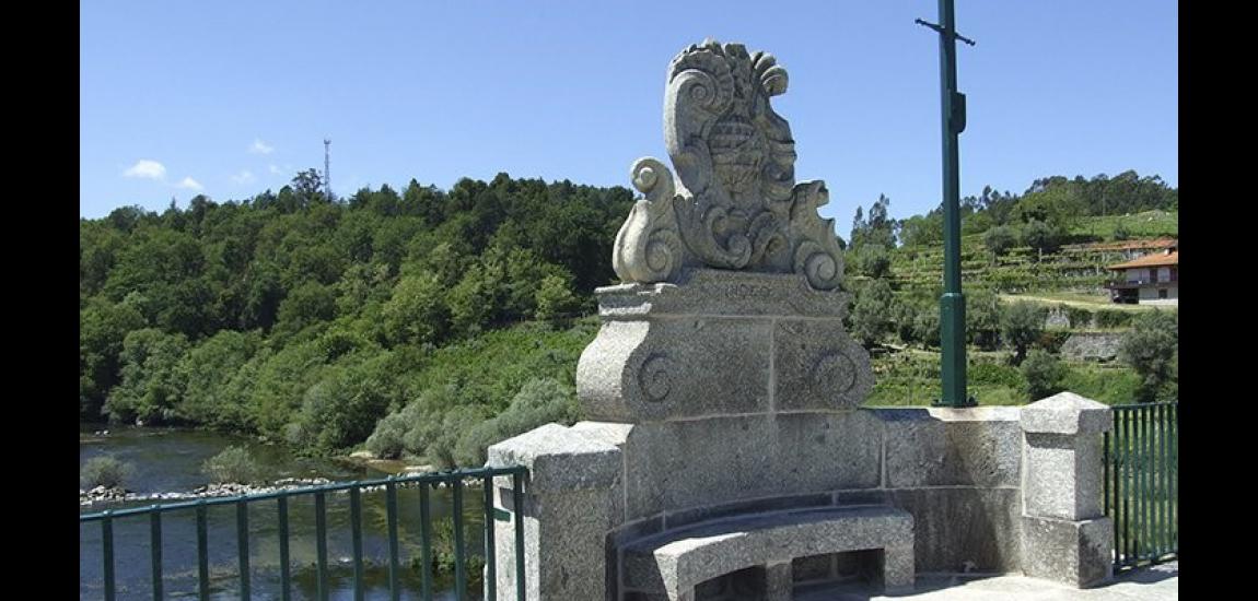 Pormenor da reabilitação do monumento das Armas de Arcos de Valdevez