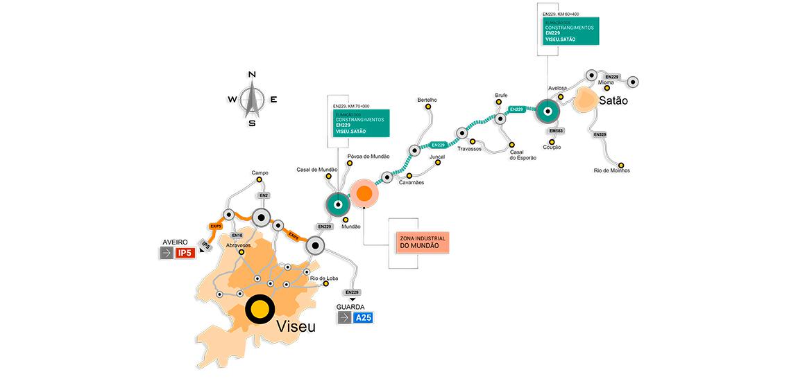 EN229 Viseu/Sátão - Eliminação de constrangimentos em zonas industriais