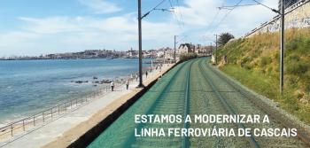 Imagem - Obras de modernização da Linha de Cascais